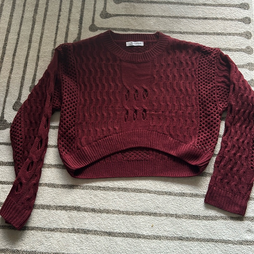 Cropped sweater